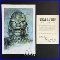 Creature From The Black Lagoon Art Print Frederick Cooper 13x19 COA Rolled Tube Creature From The Black Lagoon Art Print Frederick Cooper 13x19 COA Rolled Tube