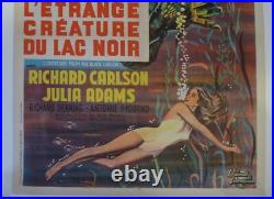 Creature From The Black Lagoon Carlson / Adams Original French Movie Poster Creature From The Black Lagoon Carlson / Adams Original French Movie Poster