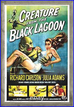 Creature From The Black Lagoon, Classic Horror Poster, 24x36 Rolled or Framed