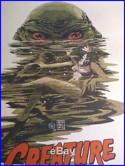 Creature From The Black Lagoon Francesco Francavilla Mondo Universal Monsters