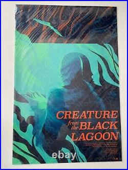 Creature From The Black Lagoon Gill-Man Movie Poster Screen Print 24x36 Mondo