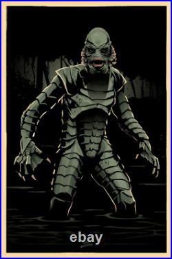 Creature From The Black Lagoon Gill-Man Movie Variant Poster Giclee Print Mondo