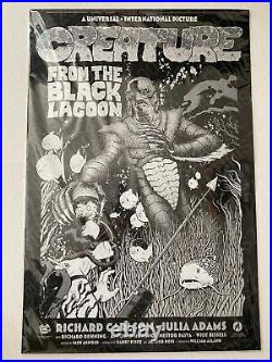 Creature From The Black Lagoon Gill-Man Movie Variant Poster Screen Print Mondo