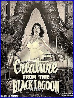 Creature From The Black Lagoon Glows! Art Print Movie Poster Mondo Vance Kelly