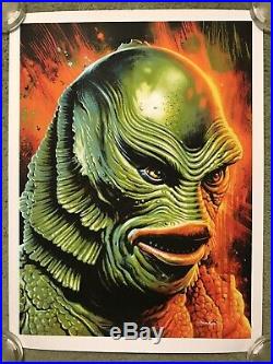 Creature From The Black Lagoon Horror Print Movie Poster Mondo Jason Edmiston