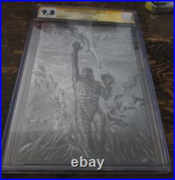 Creature From The Black Lagoon Lives! #1 1100 Foil CGC 9.8 SS Signed Alex Ross