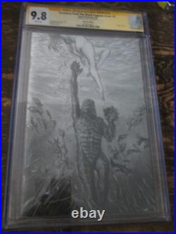 Creature From The Black Lagoon Lives! #1 1100 Foil CGC 9.8 SS Signed Alex Ross