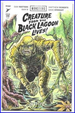 Creature From The Black Lagoon Lives! #1. SKETCH COVER #9 BY DOUG BARON