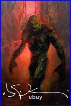 Creature From The Black Lagoon Lives #1 Sienkiewicz Virgin Variant Signed WithCOA