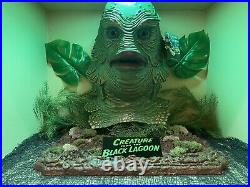 Creature From The Black Lagoon Mask Display Stand Custom Horror Collectible