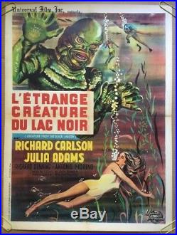 Creature From The Black Lagoon Original Movie Poster French 1962 641 R62 1960s