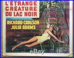 Creature From The Black Lagoon Original Movie Poster French 1962 641 R62 1960s