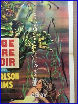 Creature From The Black Lagoon Original Movie Poster French 1962 641 R62 1960s