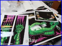 Creature From The Black Lagoon Pinball Cabinet Full Decal Set Only Mr Pinball