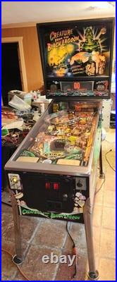 Creature From The Black Lagoon Pinball Machine Bally CFTBL Creach WORKING