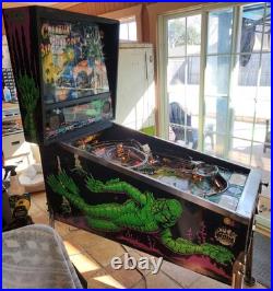 Creature From The Black Lagoon Pinball Machine Bally CFTBL Creach WORKING