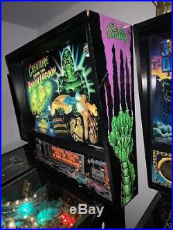 Creature From The Black Lagoon Pinball Machine Bally LEDs Free Shipping