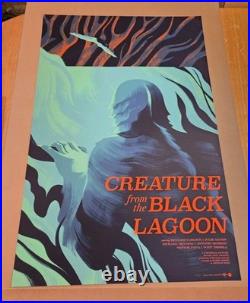 Creature From The Black Lagoon Poster Screen Print 24x36 Mondo Sara Wong