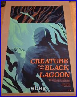 Creature From The Black Lagoon Poster Screen Print 24x36 Mondo Sara Wong