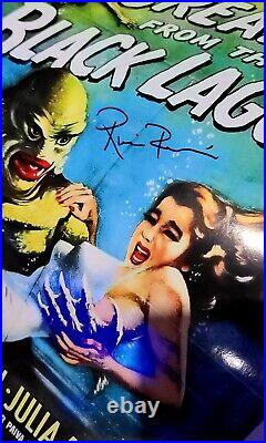 Creature From The Black Lagoon RICOU BROWNING SIGNED Mini Poster 11x17 JSA COA