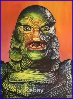 Creature From The Black Lagoon Rare Ed Repka Ap Portrait Fine Art Giclee Print