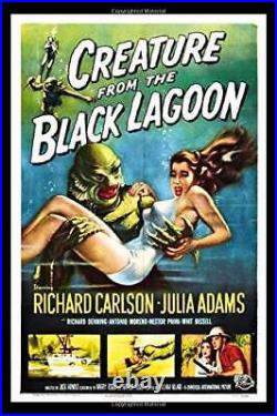 Creature From The Black Lagoon Retro Movie Poster Journal Vintage Horror GOOD