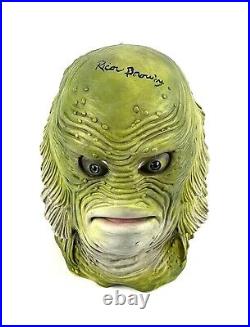Creature From The Black Lagoon Ricou Browning Signed Prop Replica Mask Gill-Man