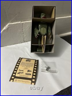 Creature From The Black Lagoon Robot House Japan wind up tin toy. (M) Creature From The Black Lagoon Robot House Japan wind up tin toy. (M)