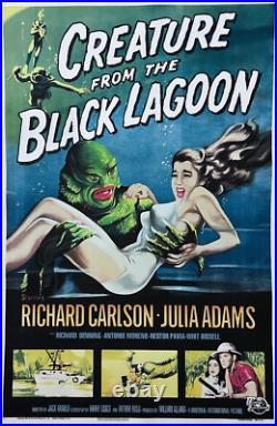 Creature From The Black Lagoon S2 Stone Litho Movie Poster 2002 Recreation Creature From The Black Lagoon S2 Stone Litho Movie Poster 2002 Recreation