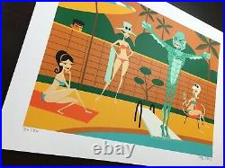 Creature From The Black Lagoon Shag Josh Agle LIM Edn (var) Screen Print $275