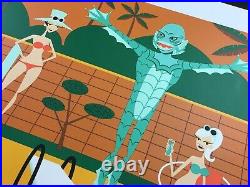 Creature From The Black Lagoon Shag Josh Agle LIM Edn (var) Screen Print $275