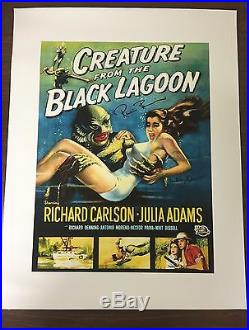 Creature From The Black Lagoon Signed Poster X 2 Julia Adams Rare EXACT PROOF