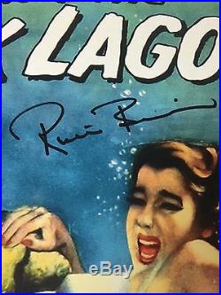 Creature From The Black Lagoon Signed Poster X 2 Julia Adams Rare EXACT PROOF