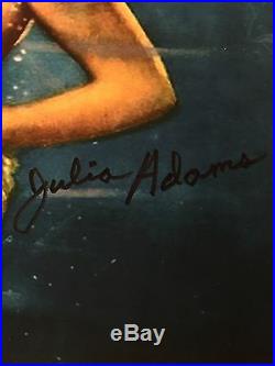 Creature From The Black Lagoon Signed Poster X 2 Julia Adams Rare EXACT PROOF