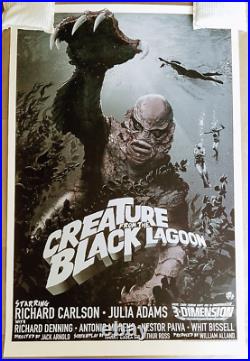 Creature From The Black Lagoon Stan & Vince Variant Mondo Screenprint Super Rare