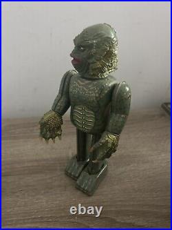 Creature From The Black Lagoon Tin Wind-Up Robot Vntg 1991 Robot House Japan