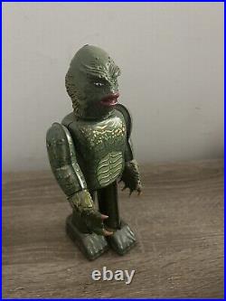 Creature From The Black Lagoon Tin Wind-Up Robot Vntg 1991 Robot House Japan