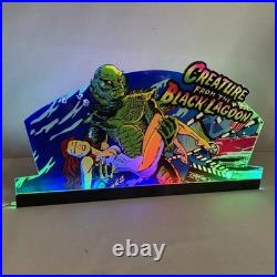Creature From The Black Lagoon Topper Pinball Topper 3D Acrylic LED Topper