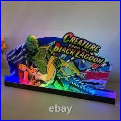 Creature From The Black Lagoon Topper Pinball Topper 3D Acrylic LED Topper