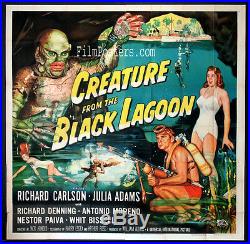 Creature From The Black Lagoon Universal Horror 1954 Six-sheet Billboard