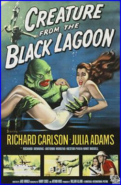 Creature From The Black Lagoon Vintage Movie Poster Hand pulled Lithograph S2