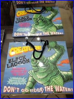 Creature From The Black Lagoon / Wolfman Gift Bag Gifts 1991 & 1964 vintage