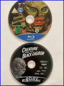 Creature From the Black Lagoon Blu-ray 3D + Blu-ray + 4K UHD L E Steelbook