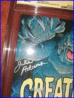 Creature From the Black Lagoon CGC SS 9.4 signed Ricou Browning, Julie Adams