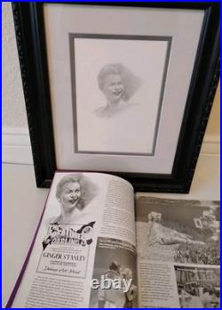 Creature From the Black Lagoon Ginger Stanley Framed Original Art & MORE