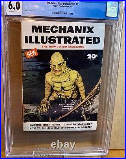 Creature From the Black Lagoon Mechanix Illustrated May 1954 Vol 50 #5 CGC 6.0