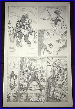 Creature From the Black Lagoon Original Art by Craig Gilmore Universal Monster