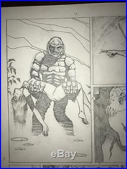 Creature From the Black Lagoon Original Art by Craig Gilmore Universal Monster