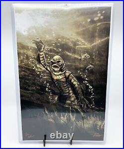 Creature From the Black Lagoon Signed Art Print Alex Kujawa Aaron Nicholson