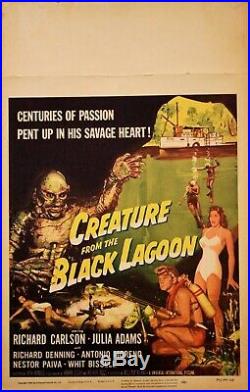 Creature From the Black Lagoon Window card 1954 VF folded & untouched gr8 col